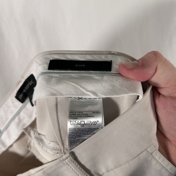 Banana Republic Ryan Fit Pants Women's 0 Khaki Flat Front Mid Rise Pockets - Picture 8 of 8